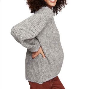 Hatch Maternity Maxine Sweater in Feather